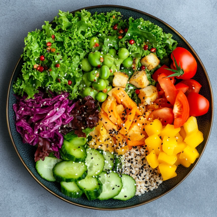 Весняне меню зі свіжими овочами